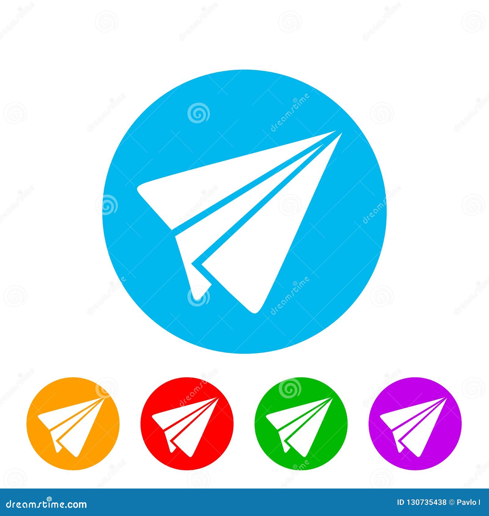 send , paper airplane icon - for stock